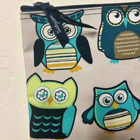 Thirty One Owl Makeup Bag 12X10 - Picture 2 of 3